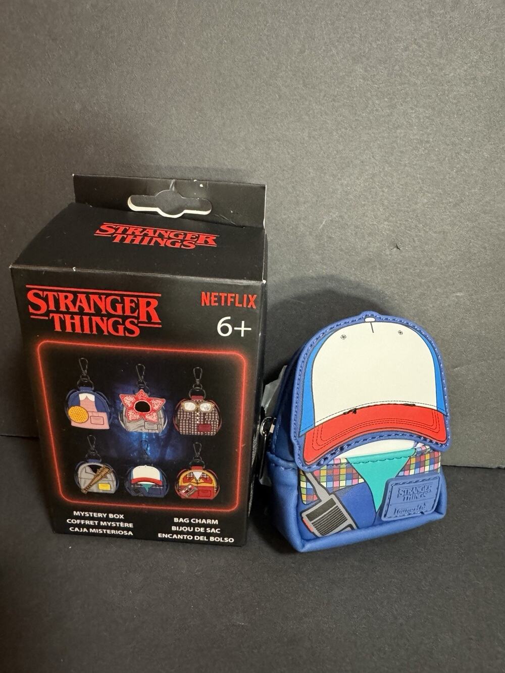 NEW Loungefly Stranger Things Bag Charms Mystery Box DUSTIN
